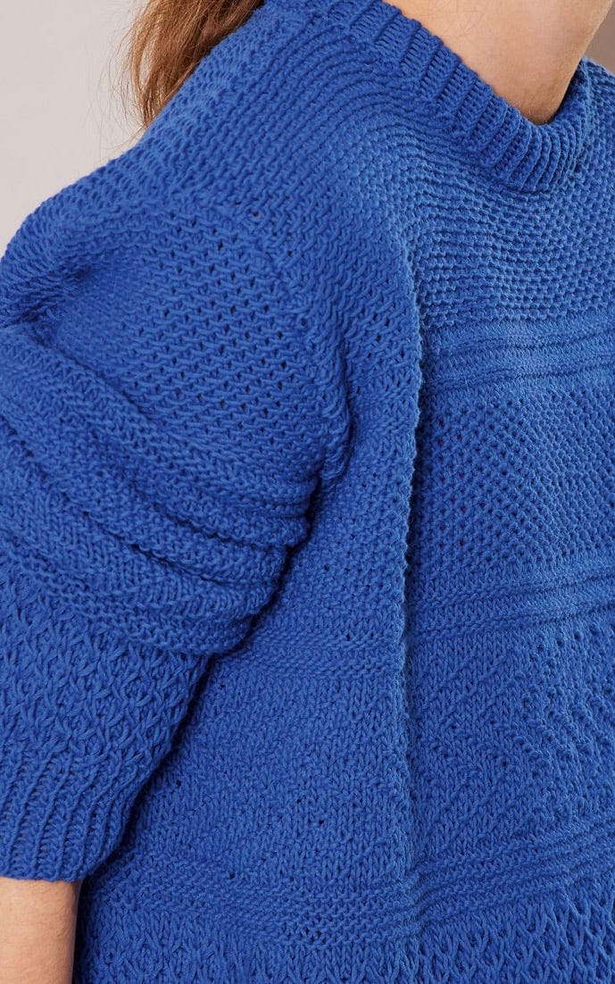 Pullover mit Mustermix - BRIGITTE NO 4 - Strickset von LANA GROSSA jetzt online kaufen bei OONIQUE