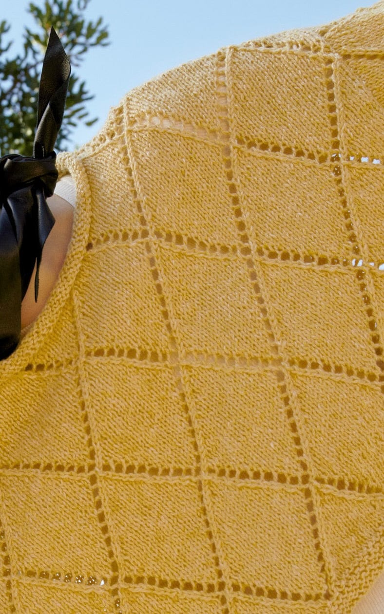 Pullover mit Rauten · CARA - Strickset von LANA GROSSA jetzt online kaufen bei OONIQUE
