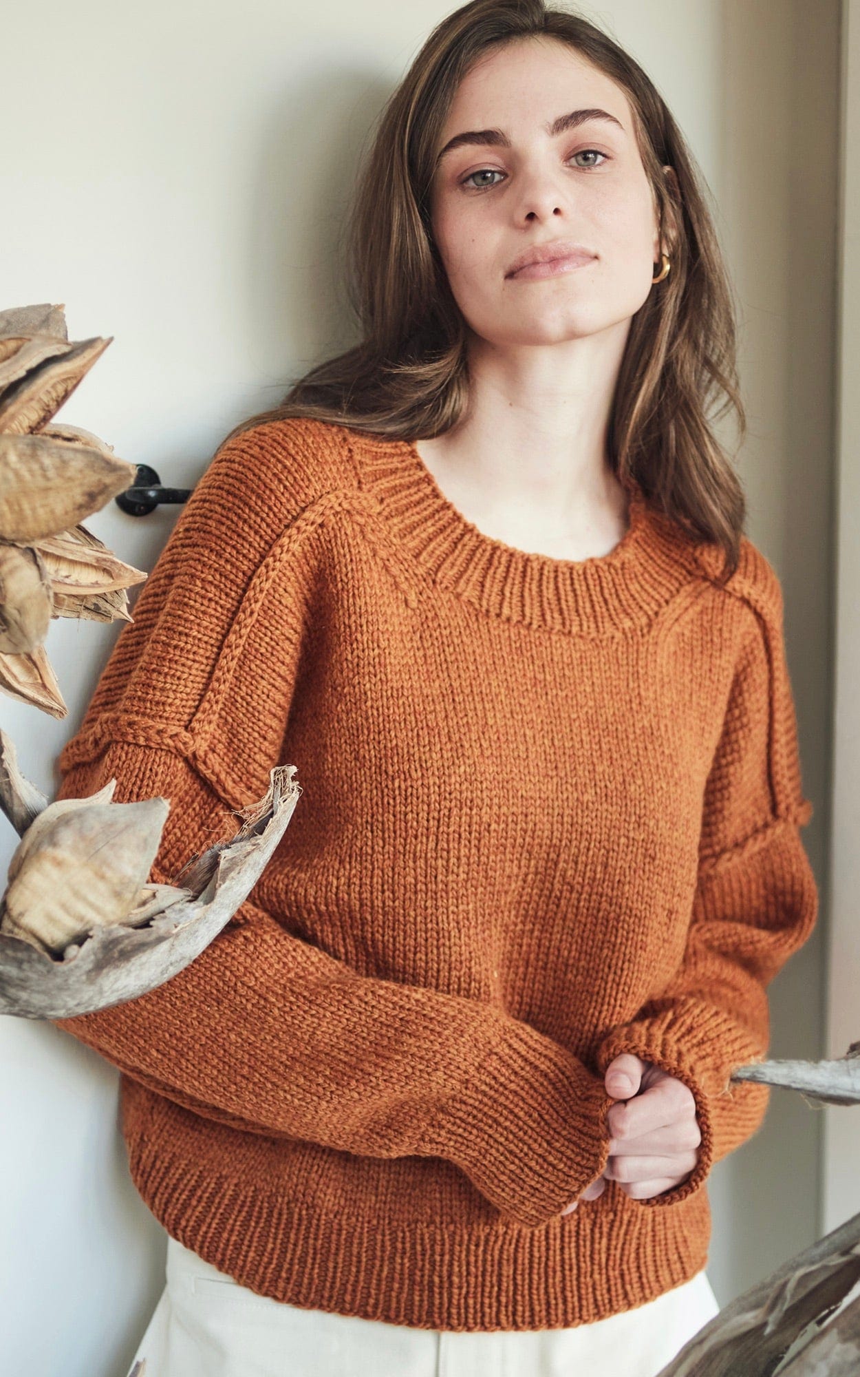 LANA GROSSA Strickset Pullover mit vorverlegter Schulternaht - COOL MERINO BIG - Strickset