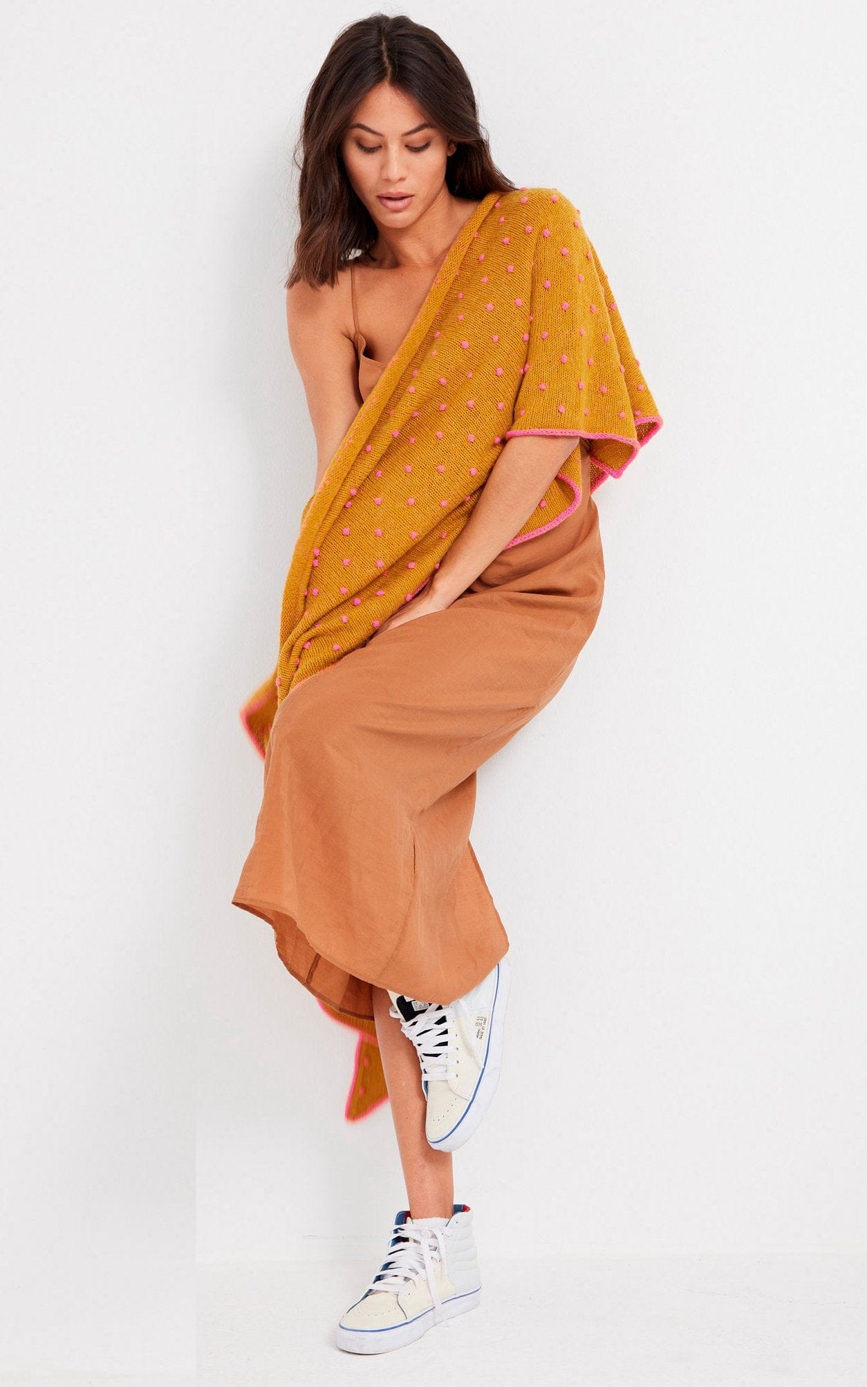 Schal mit Pünktchen - Ecopuno - Strickset von LANA GROSSA jetzt online kaufen bei OONIQUE