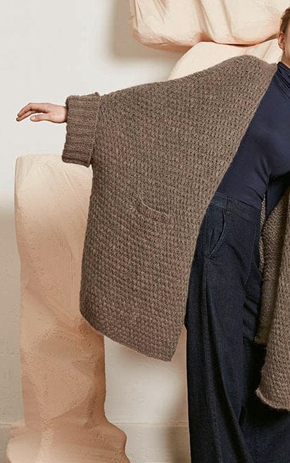 Oversized Cardigan - MALOU LIGHT - Strickset von LANG YARNS jetzt online kaufen bei OONIQUE