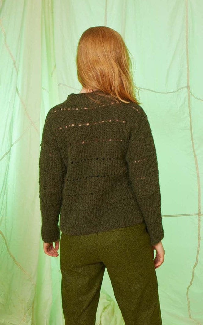Pullover mit Ajoumuster - MALOU LIGHT - Strickset von LANG YARNS jetzt online kaufen bei OONIQUE