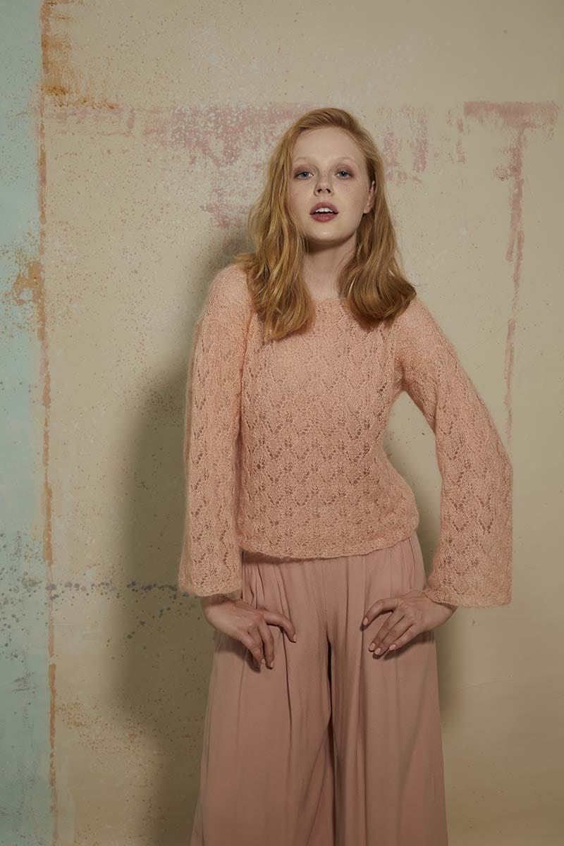 Pullover mit Ajourmuster - Lace - Strickset von LANG YARNS jetzt online kaufen bei OONIQUE