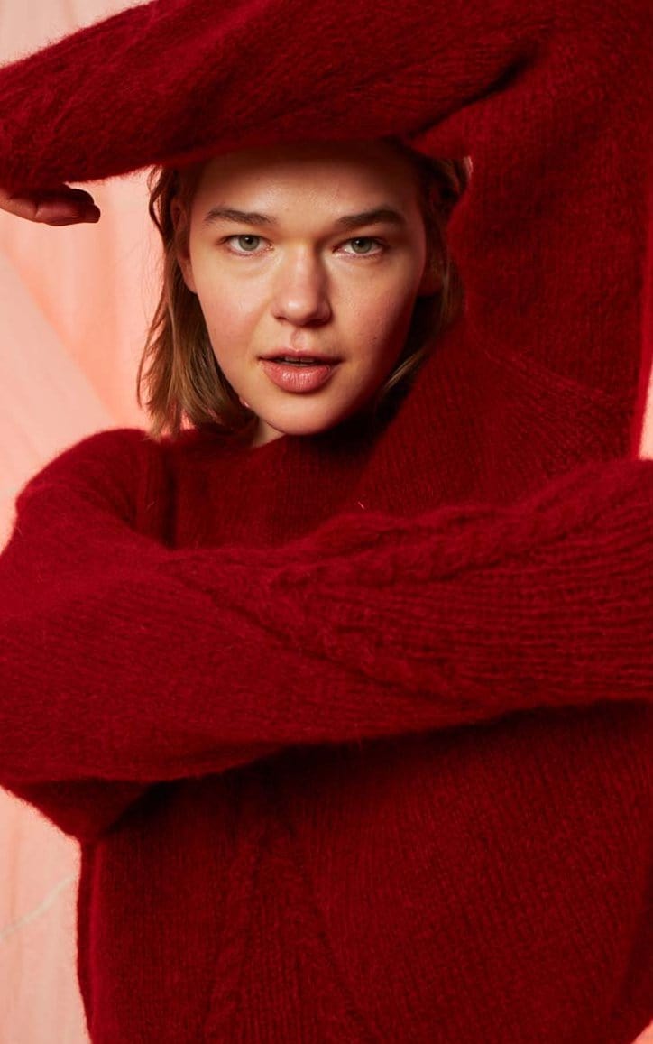 Pullover mit Dreiecken - MALOU LIGHT - Strickset von LANG YARNS jetzt online kaufen bei OONIQUE