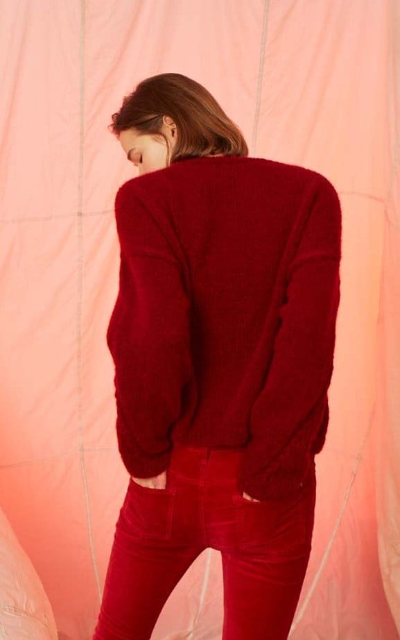 Pullover mit Dreiecken - MALOU LIGHT - Strickset von LANG YARNS jetzt online kaufen bei OONIQUE