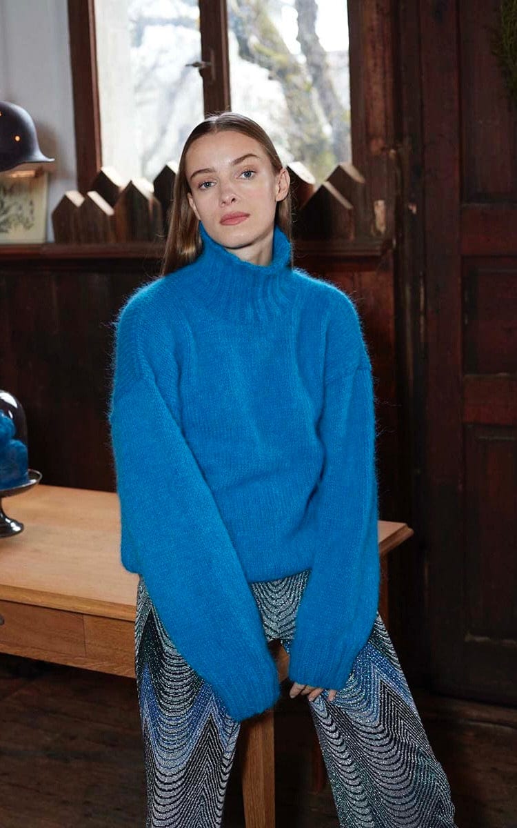 Pullover mit Stehkragen - HONOR - Strickset von LANG YARNS jetzt online kaufen bei OONIQUE