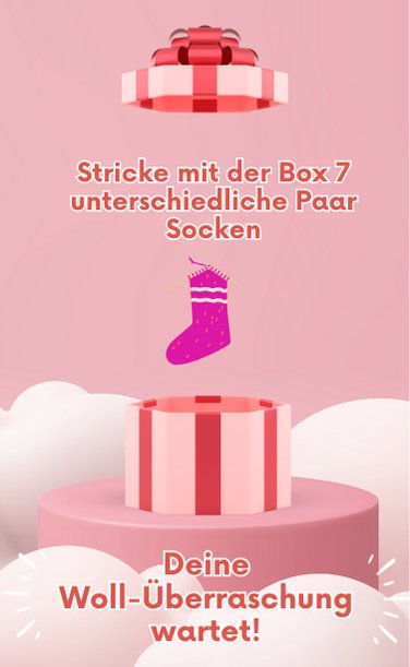 Mystery Box Sockenwolle - Lila / Pink Edition 💝 von OONIQUE jetzt online kaufen bei OONIQUE