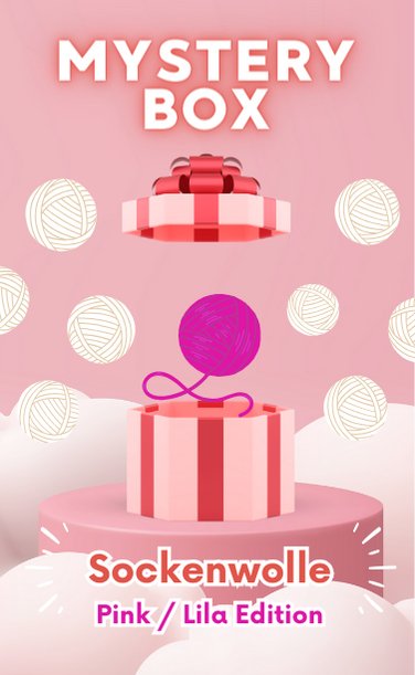Mystery Box Sockenwolle - Lila / Pink Edition 💝 von OONIQUE jetzt online kaufen bei OONIQUE
