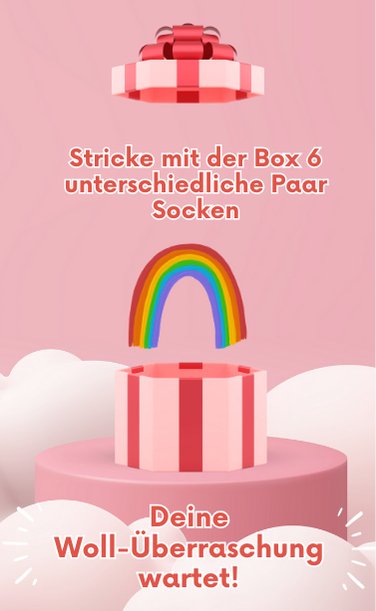 Mystery Box Sockenwolle - Regenbogen Edition 🌈 von OONIQUE jetzt online kaufen bei OONIQUE