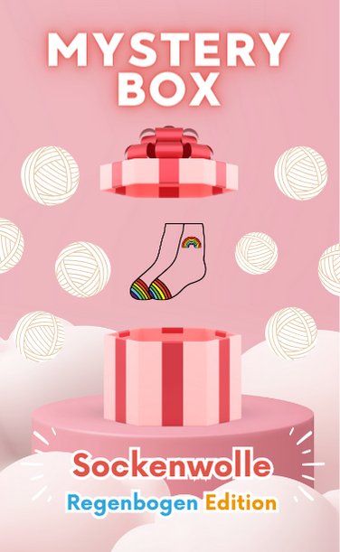 Mystery Box Sockenwolle - Regenbogen Edition 🌈 von OONIQUE jetzt online kaufen bei OONIQUE