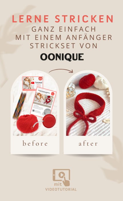 New Beginnings Haarband - Anfänger Strickset mit Videotutorial - CHUNKY EDITION von OONIQUE jetzt online kaufen bei OONIQUE