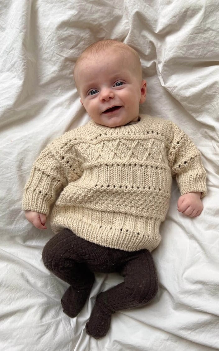 Ingrid Sweater Baby - DOUBLE SUNDAY - Strickset von PETITE KNIT jetzt online kaufen bei OONIQUE
