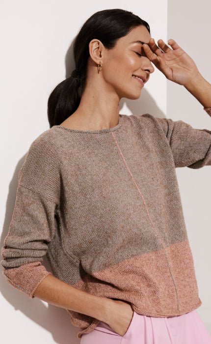 Pullover mit Farbstreifen - DIVERSA - Strickset von LANA GROSSA jetzt online kaufen bei OONIQUE