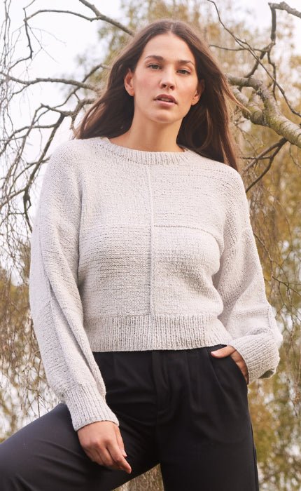 Pullover mit Nahtlinie - RICCIO - Strickset von LANA GROSSA jetzt online kaufen bei OONIQUE