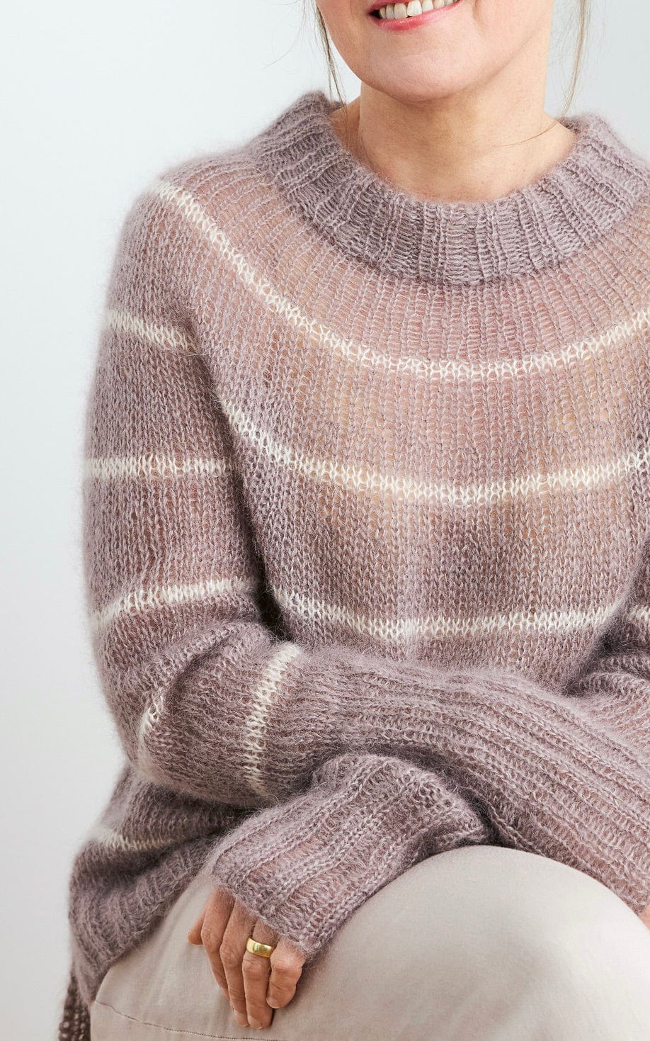 Mapala Sweater Mohair Edition - SILKHAIR GESTREIFT - Strickset von ROSA P. jetzt online kaufen bei OONIQUE