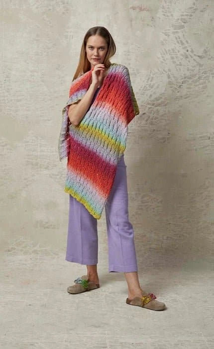 Schultertuch Mira - PARADISE - Strickset von LANG YARNS jetzt online kaufen bei OONIQUE