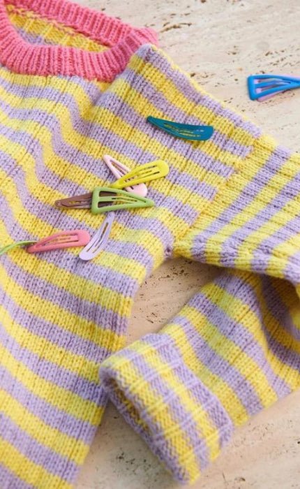 Sedrick Sweater Junior - SUNDAY - Strickset von SANDNES jetzt online kaufen bei OONIQUE