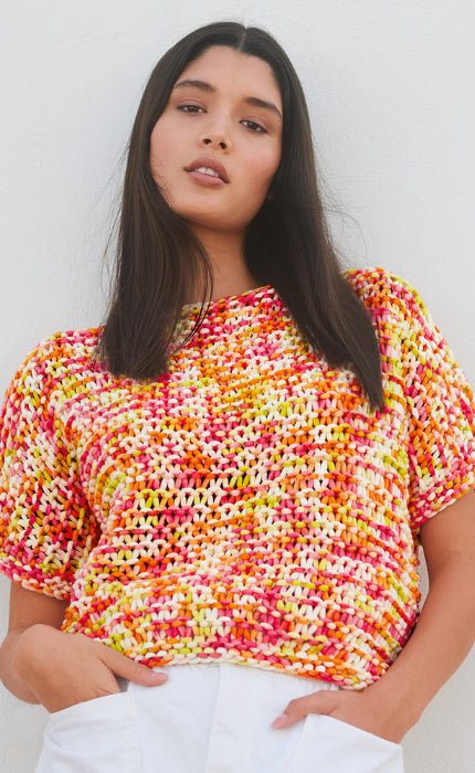 Shirt mit geraden Ärmeln - GELATO - Strickset von LANA GROSSA jetzt online kaufen bei OONIQUE