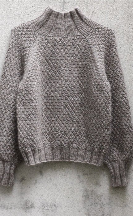 Truffle Sweater - HEAVY MERINO & SOFT SILK MOHAIR - Strickset von KNITTING FOR OLIVE jetzt online kaufen bei OONIQUE